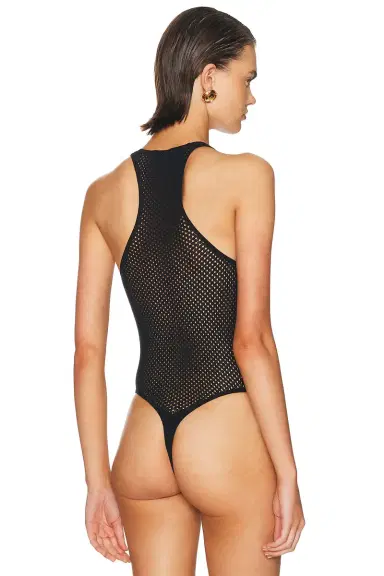 Wardrobe.NYC x Rosie Huntington-Whiteley Web Tank Bodysuit | Thumbnail 4