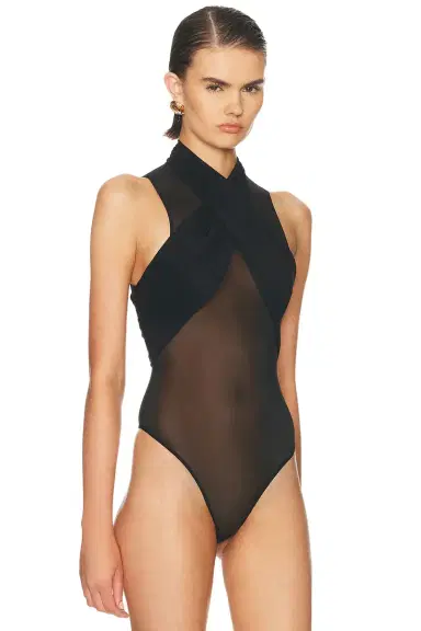 WARDROBE.NYC Translucent Tank Bodysuit | Thumbnail 3 WARDROBE.NYC Translucent Tank Bodysuit | Thumbnail 3