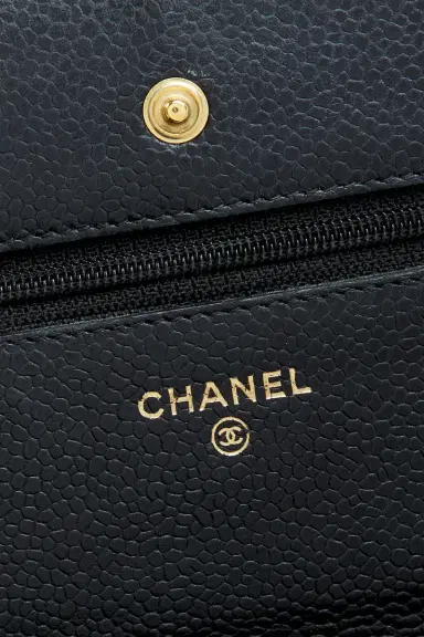 chanel Chanel Caviar Classic Wallet On Chain | Thumbnail 5