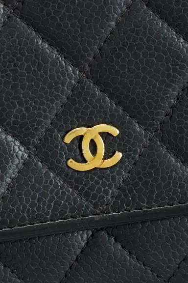 chanel Chanel Caviar Classic Wallet On Chain | Thumbnail 6