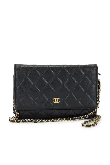 chanel Chanel Caviar Classic Wallet On Chain | Thumbnail 1