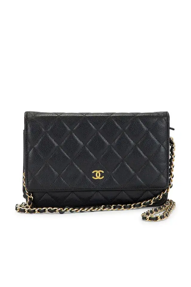 chanel Chanel Caviar Classic Wallet On Chain