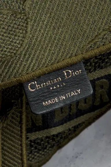 Dior Embroidered Camouflage Saddle Belt Bag | Thumbnail 5