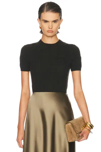 Ralph Lauren Collection Short Sleeve Sweater | Thumbnail 1 Ralph Lauren Collection Short Sleeve Sweater | Thumbnail 1