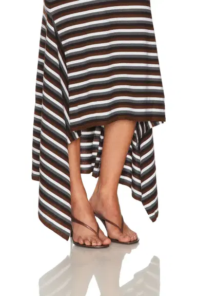 Monse Stripe Cascade Skirt | Thumbnail 6 Monse Stripe Cascade Skirt | Thumbnail 6
