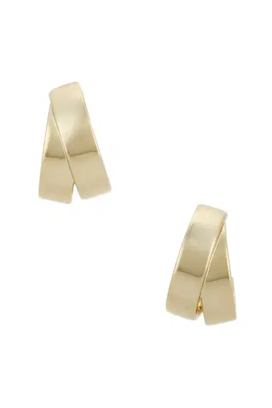 MÉGA Chunky Double Hoop Earrings | Thumbnail 3