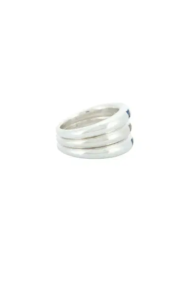 MÉGA Gypsy Blue Stacked Ring | Thumbnail 2
