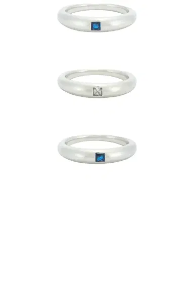 MÉGA Gypsy Blue Stacked Ring | Thumbnail 4