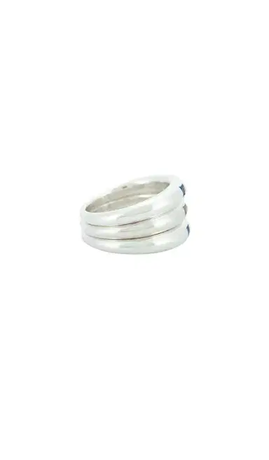 MÉGA Gypsy Blue Stacked Ring | Thumbnail 8