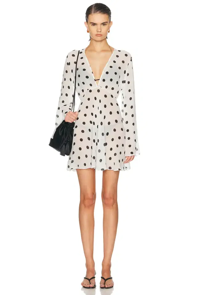 NICHOLAS Nerissa Long Sleeve Mini Dress