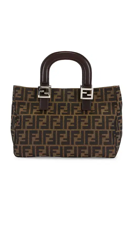 FWRD Renew Fendi Zucca Handbag
