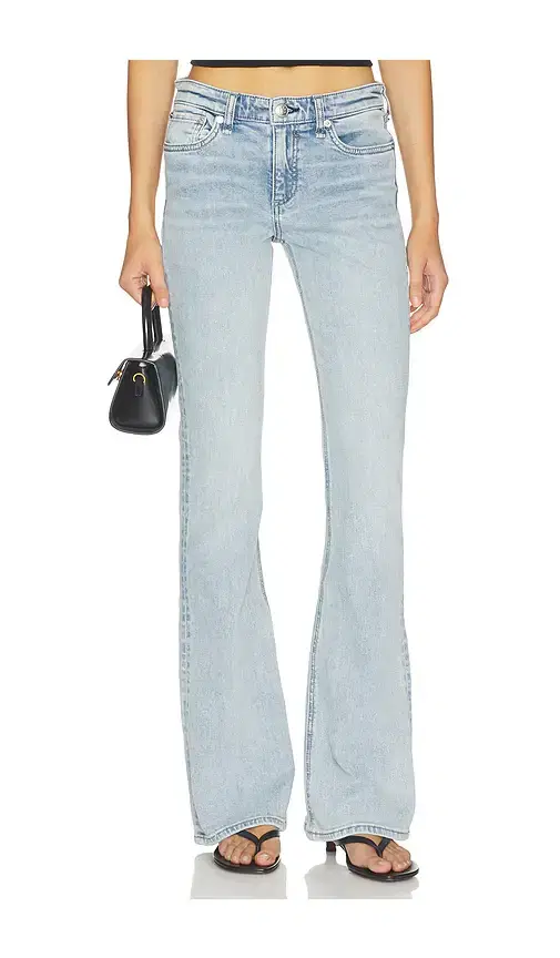 Rag & Bone Kinsley Low Rise Full Bootcut Jeans