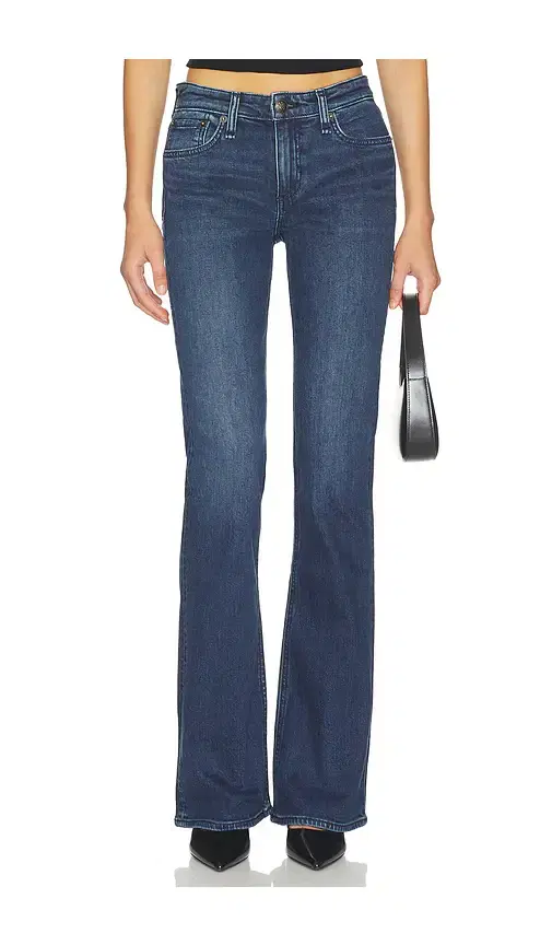 Rag & Bone Kinsley Low Rise Full Bootcut Jeans