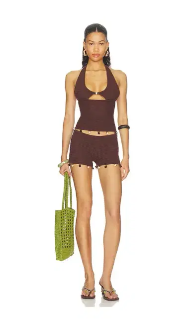 Runaway The Label Bailee Mini Knit Shorts | Thumbnail 5