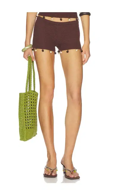 Runaway The Label Bailee Mini Knit Shorts | Thumbnail 1