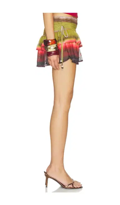 Runaway The Label Daniella Ruched Ruffle Mini Skirt | Thumbnail 3