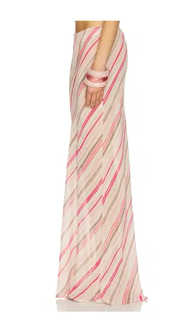 Runaway The Label Cyrus Low Waist Sheer Maxi Skirt | Thumbnail 3