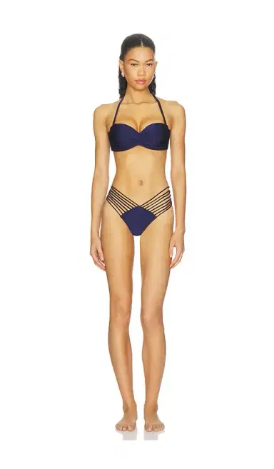Luli Fama Cosita Buena Strappy Brazilian Ruched Back Bottom | Thumbnail 4 Luli Fama Cosita Buena Strappy Brazilian Ruched Back Bottom | Thumbnail 4