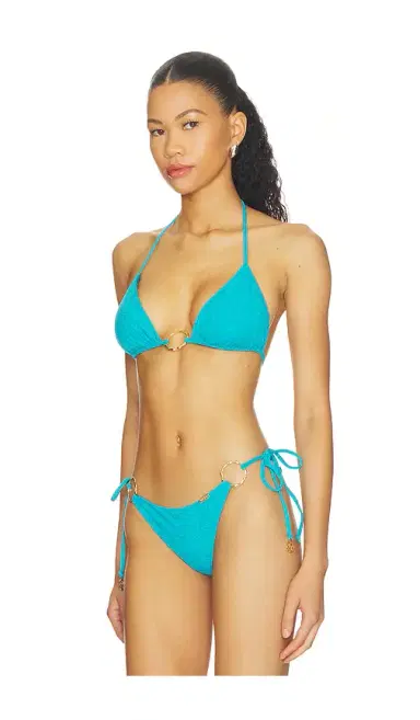 Luli Fama Bamboo Sands Ring Seamless Triangle Top | Thumbnail 2