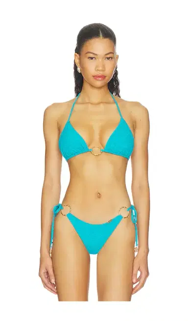 Luli Fama Bamboo Sands Ring Seamless Triangle Top | Thumbnail 1