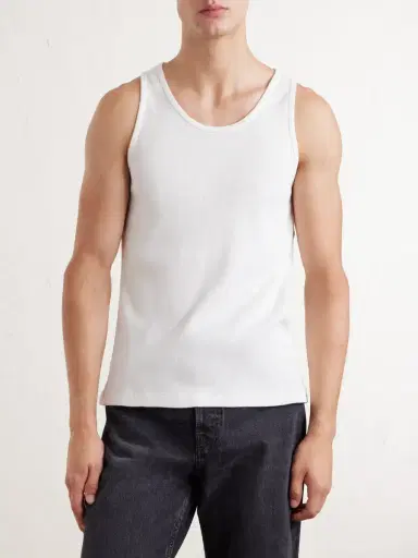 Corridor Ribbed Cotton Tank Top - Men | Thumbnail 3