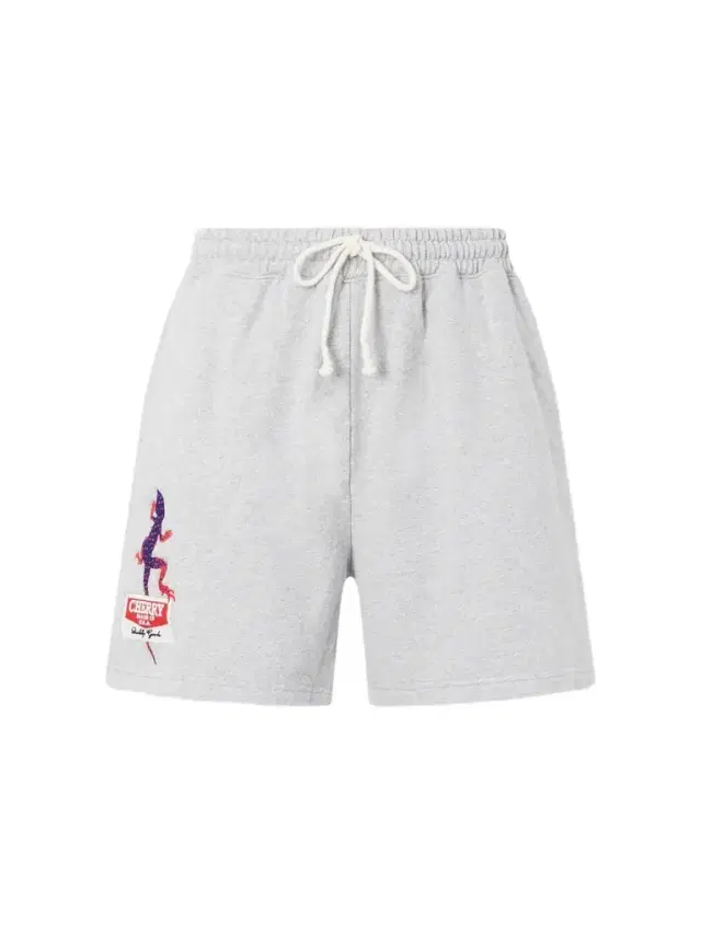 Cherry Los Angeles Logo-Embroidered Cotton Shorts - Men