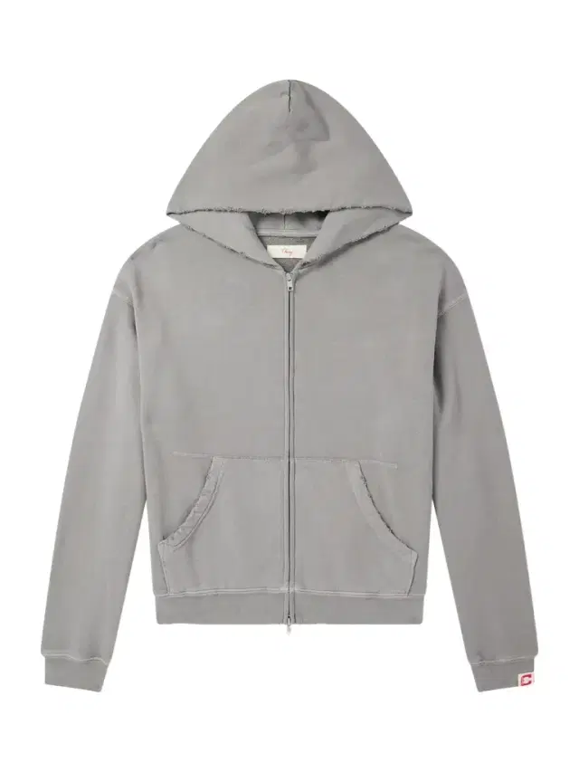 Cherry Los Angeles Distressed Cotton-Fleece Zip-Up Hoodies - Men