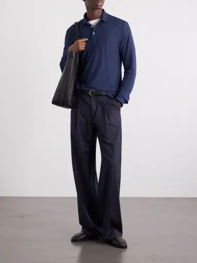 Slowear Zanone Slim-Fit IceCotton Piqué Polo Shirt - Men | Thumbnail 2