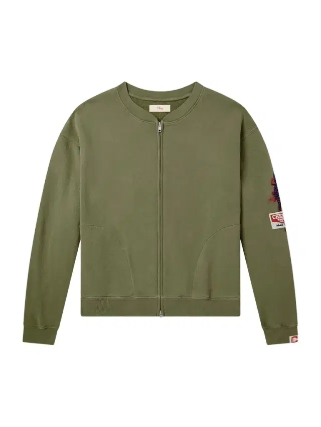 Cherry Los Angeles Logo-Embroidered Cotton-Jersey Zip-Up Sweatshirt - Men