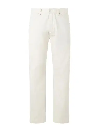 Drake's Straight-Leg Leather-Trimmed Jeans - Men | Thumbnail 1