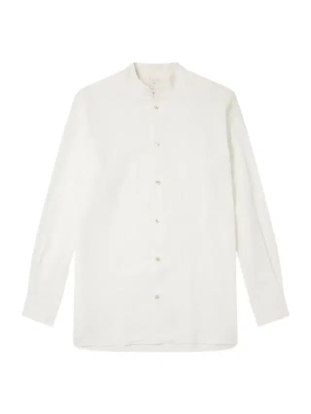 ELEVENTY Nehru Lyocell, Linen and Cotton-Blend Shirt - Men