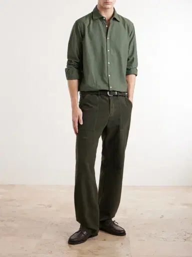 Massimo Alba New Regata Straight-Leg Brushed Cotton Trousers - Men | Thumbnail 2 Massimo Alba New Regata Straight-Leg Brushed Cotton Trousers - Men | Thumbnail 2