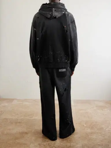 Satoshi Nakamoto Luke Logo-Printed Cotton-Fleece Zip-Up Hoodie - Men | Thumbnail 4