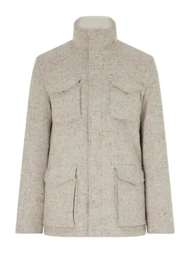 HERNO Virgin Wool-Tweed Field Jacket - Men | Thumbnail 1 HERNO Virgin Wool-Tweed Field Jacket - Men | Thumbnail 1
