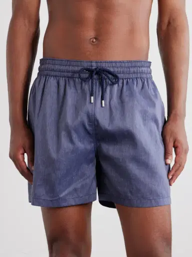 Frescobol Carioca Rio Straight-Leg Linen Blend Swim Short - Men | Thumbnail 2 Frescobol Carioca Rio Straight-Leg Linen Blend Swim Short - Men | Thumbnail 2