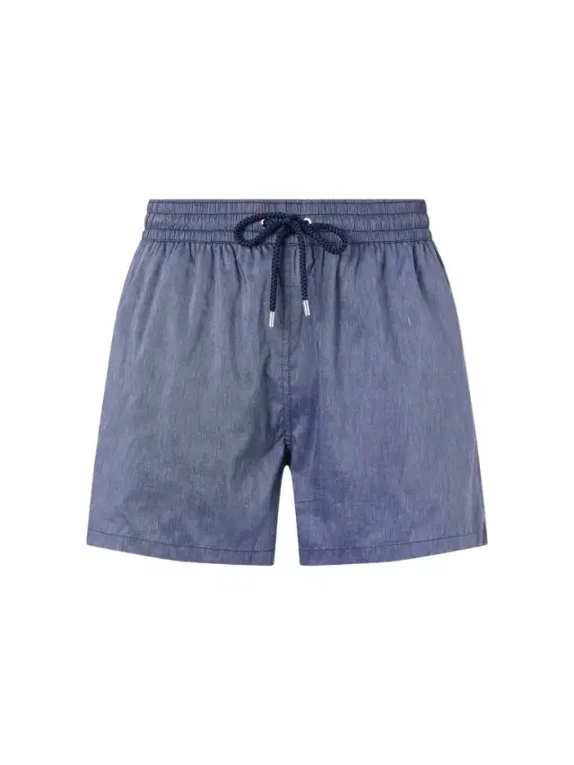 Frescobol Carioca Rio Straight-Leg Linen Blend Swim Short - Men