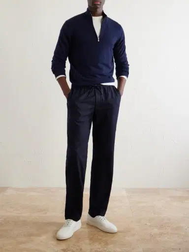 Sease Mindset Straight-Leg Stretch Virgin Wool-Flannel Trousers - Men | Thumbnail 2 Sease Mindset Straight-Leg Stretch Virgin Wool-Flannel Trousers - Men | Thumbnail 2