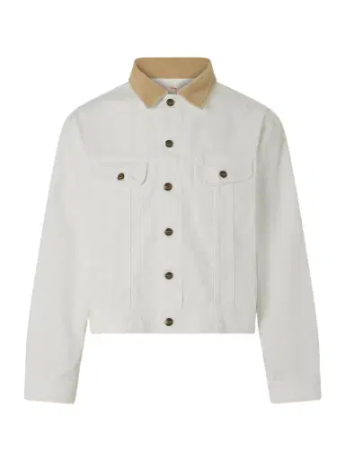 Cherry Los Angeles Corduroy-Trimmed Denim Jacket - Men | Thumbnail 1