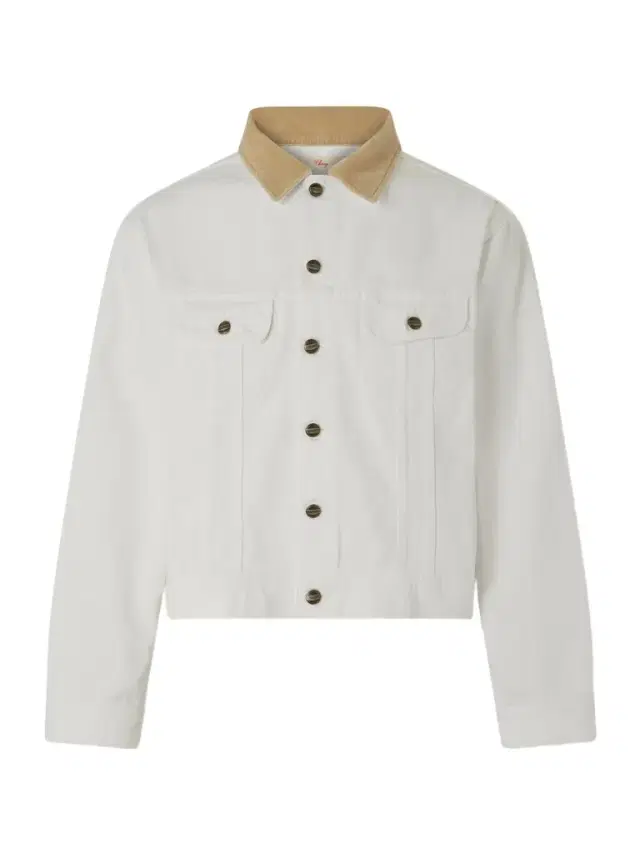 Cherry Los Angeles Corduroy-Trimmed Denim Jacket - Men