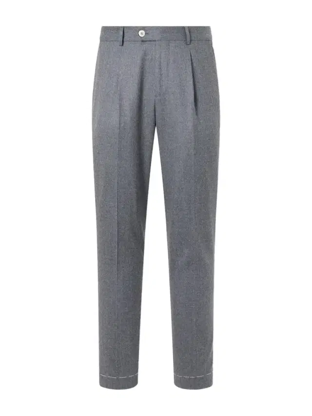 Brunello Cucinelli Straight-Leg Pleated Wool Trousers - Men