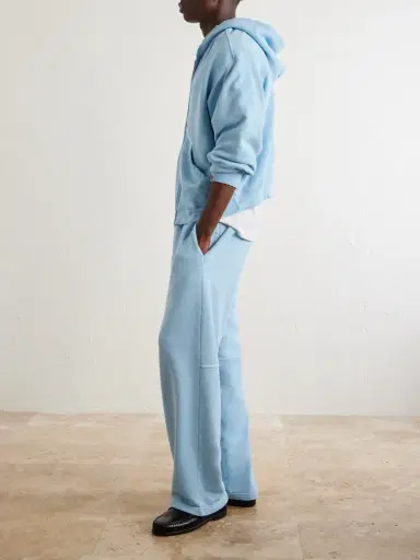 Cherry Los Angeles Cotton-Fleece Drawstring Sweatpants - Men | Thumbnail 2 Cherry Los Angeles Cotton-Fleece Drawstring Sweatpants - Men | Thumbnail 2