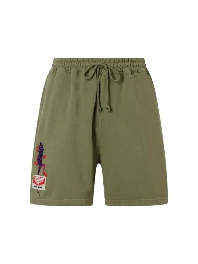 Cherry Los Angeles Logo-Embroidered Cotton Shorts - Men