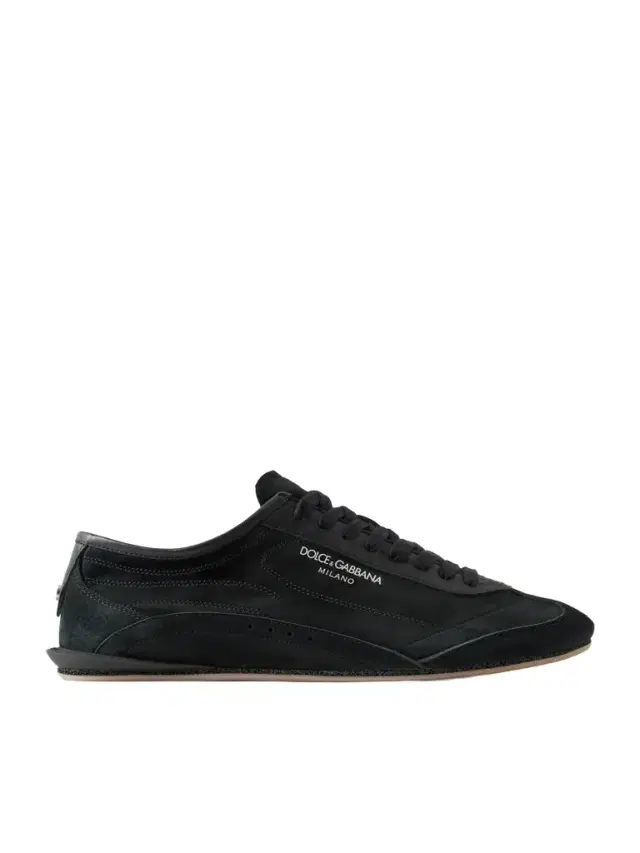 Dolce&Gabbana Leather-Trimmed Suede Sneakers - Men