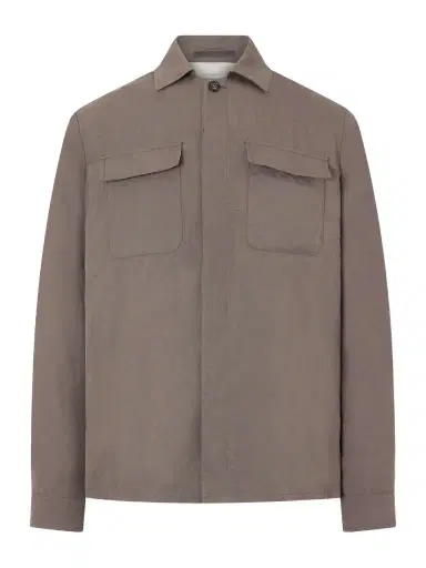 ELEVENTY Lyocell and Linen-Blend Shirt - Men | Thumbnail 1