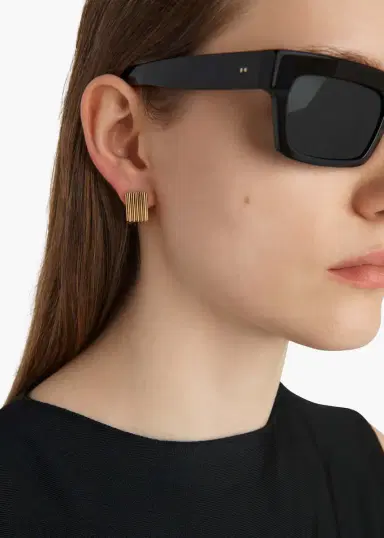 Khaite Small Empire Earrings In | Thumbnail 3