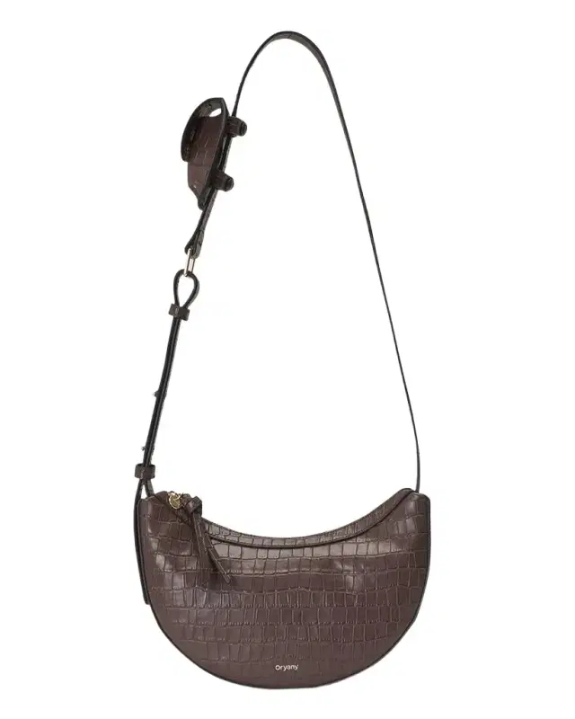 Oryany Rookie Half-Moon Leather Crossbody Bag