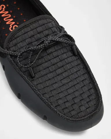SWIMS Men's Woven Textile and Suede Drivers | Thumbnail 4