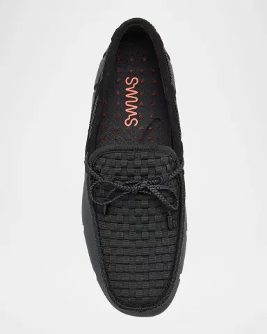 SWIMS Men's Woven Textile and Suede Drivers | Thumbnail 5