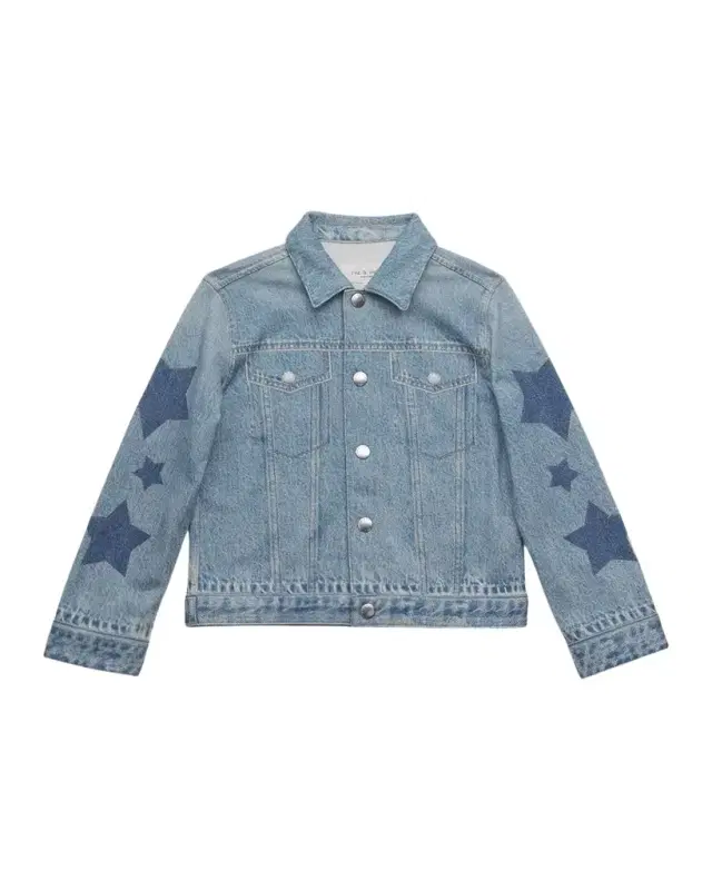 Rag & Bone Kid 's Mini Miramar Terry Star-Print Jacket, Size 12M-12