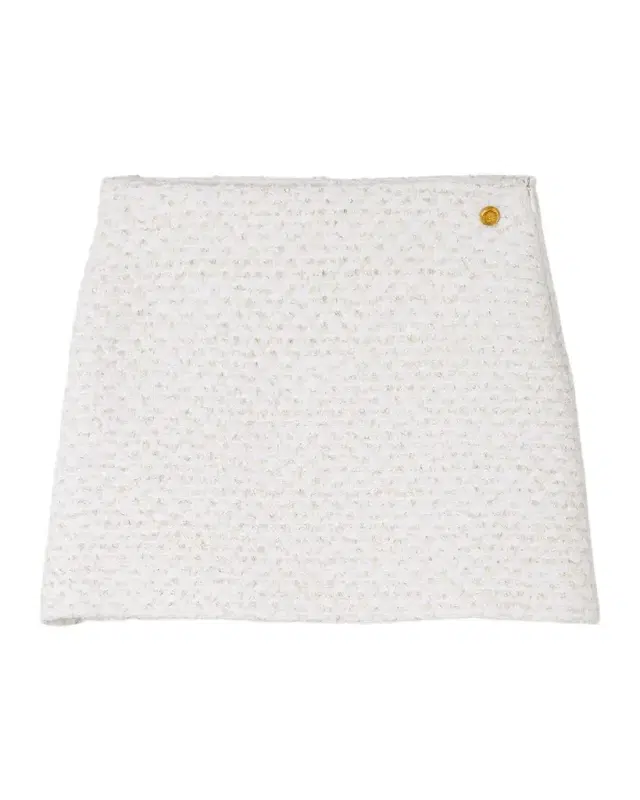 Versace Girl 's Lurex Tweed Mini Skirt, Size 4-14